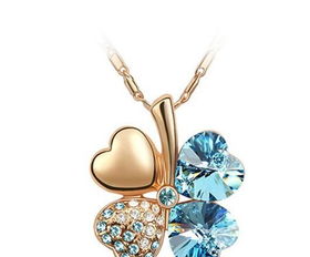 2011熱銷款XL 001水晶韓版幸福四葉草項(xiàng)鏈 價格、廠家與圖片全解析