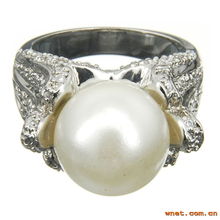 長(zhǎng)潤(rùn)首飾制品廠(chǎng) 匠心打造R0660 S01戒指，金銀珠寶與玉器的完美交融